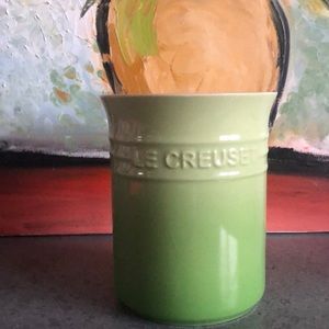Le Creuset Stoneware Utensil Holder - Green - Palm